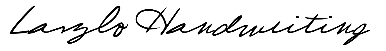 Laszlo Handwriting